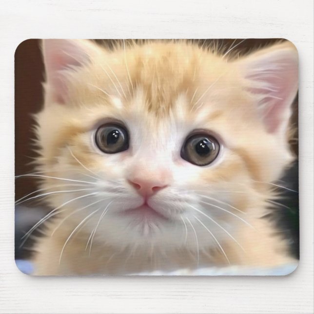 Alfombrilla De Ratón almohadillas de gatos lindas (Frente)