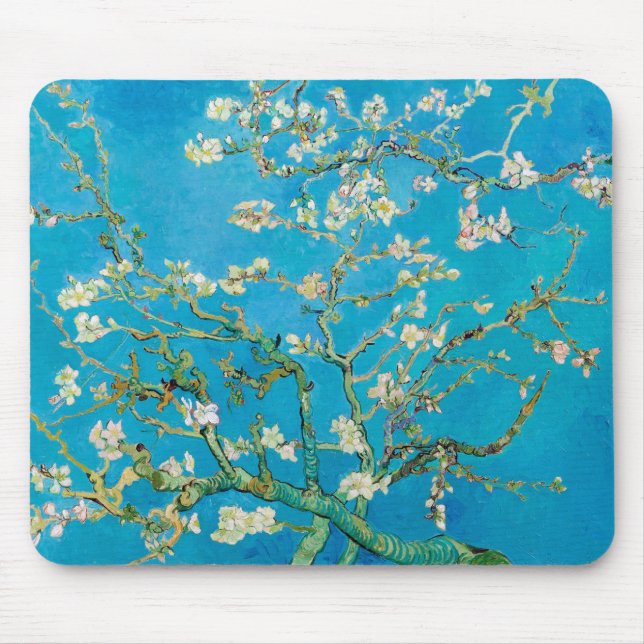 Alfombrilla De Ratón Almond Blossom, Vincent van Gogh (Frente)