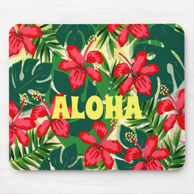 Alfombrilla De Ratón Aloha - Edición de verano (Frente)