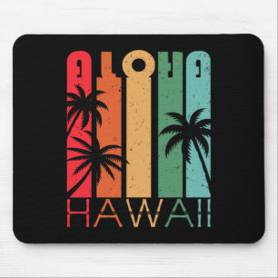 Alfombrilla De Ratón Aloha Hawái Palma Árbol Tropical Isla Hawaiana Lo