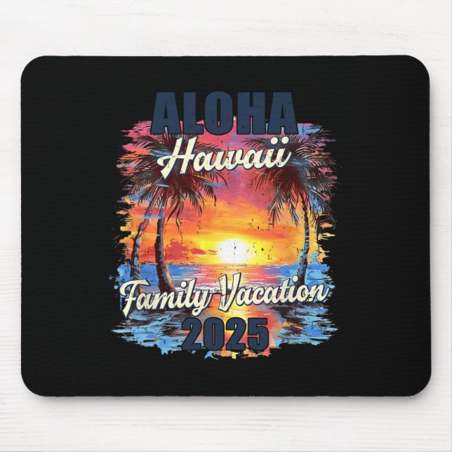Alfombrilla De Ratón Aloha Hawaii 2025 (Frente)