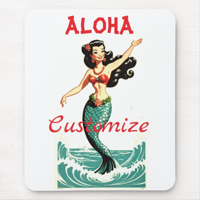 Alfombrilla De Ratón Aloha Mermaid Thunder_Thunder_Cove (Frente)