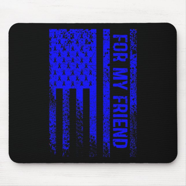 Alfombrilla De Ratón Alopecia Areata Ayuda Para Concienciar A Mi Amigo (Frente)