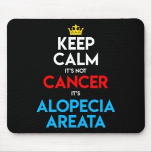 Alfombrilla De Ratón Alopecia Areata Conciencia Pérdida de pelo Cabeza