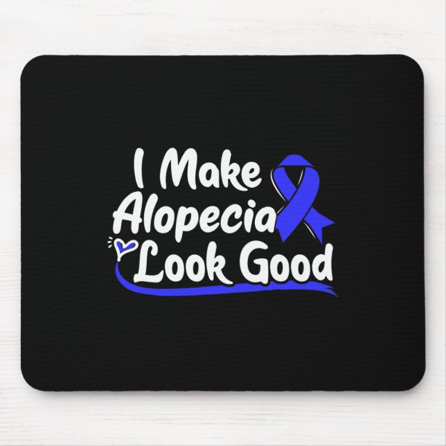 Alfombrilla De Ratón Alopecia Areata Gift - Conciencia sobre la pérdida (Frente)