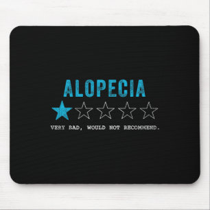 Alfombrilla De Ratón Alopecia Awareness Month Costume Ribbon Gift Famil