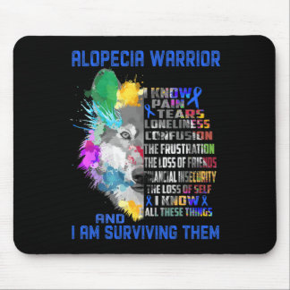 Alfombrilla De Ratón Alopecia Conozco Todas Estas Cosas Y Estoy Sobrevi