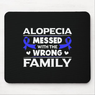 Alfombrilla De Ratón Alopecia Envuelta Con La Pérdida De Pelo De La Fam