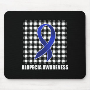Alfombrilla De Ratón Alopecia Sensibilización Hair Loss Warrior USA Fla
