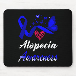 Alfombrilla De Ratón Alopecia Sensibilización Mariposas Soporte de Cint