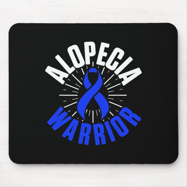 Alfombrilla De Ratón Alopecia Sensibilización Pérdida de pelo Guerrero  (Frente)