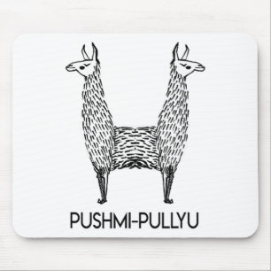 Alfombrilla De Ratón Alpaca Llama Divertido Al Estilo Pushmi-pullyu Yog