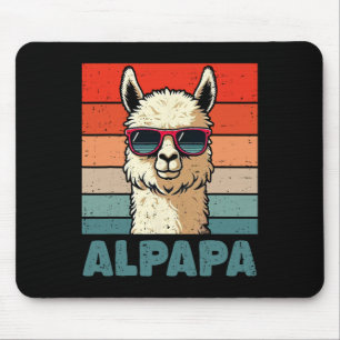Alfombrilla De Ratón Alpapa Día del Padre mejor papa Alpaca divertida A