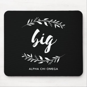 Alfombrilla De Ratón Alpha Chi Omega   Corona Grande