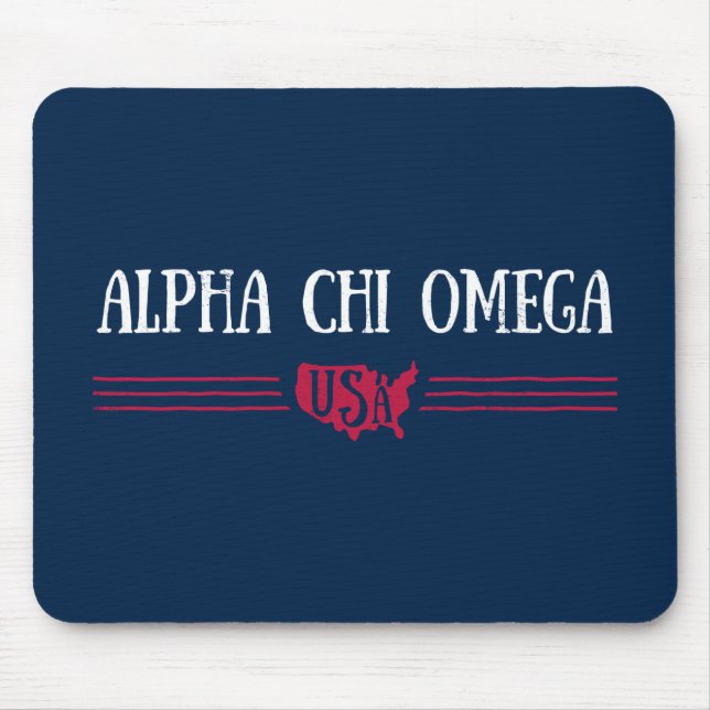 Alfombrilla De Ratón Alpha Chi Omega - EE. UU. (Frente)