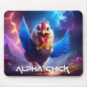 Alfombrilla De Ratón ALPHA CHICK divertido