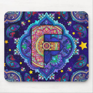 Alfombrilla De Ratón Alphabet F mandala