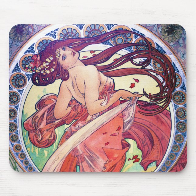 Alfombrilla De Ratón Alphonse Mucha (Frente)