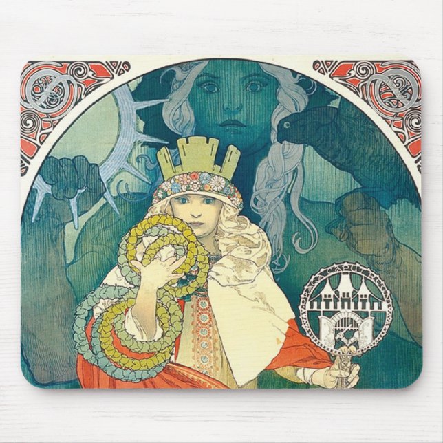 Alfombrilla De Ratón Alphonse Mucha 6º Festival Sokol, 1912 (Frente)