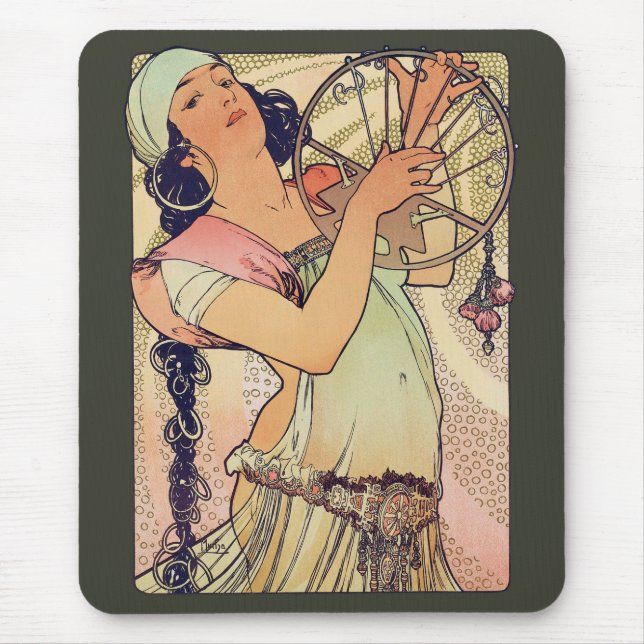 Alfombrilla De Ratón Alphonse Mucha , “ Salome ” (Frente)