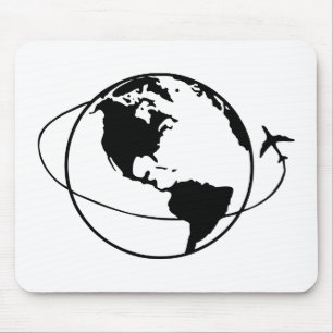 Alfombrilla De Ratón Alrededor del mundo