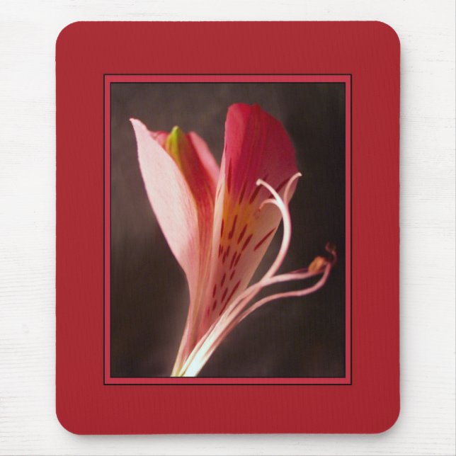 Alfombrilla De Ratón Alstroemeria Mousepad (Frente)