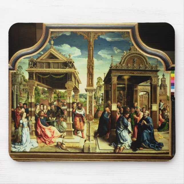 Alfombrilla De Ratón Altarpiece de St Thomas y de St Matthew (Frente)