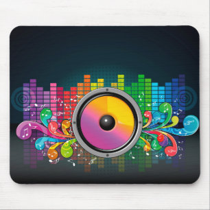 Alfombrilla De Ratón Altavoz retro