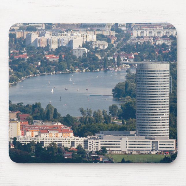Alfombrilla De Ratón Alte Donau, Floridotower (Frente)