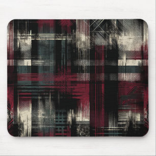 Alfombrilla De Ratón Alternativa Grunge Desordenada Destrozada Patrón d