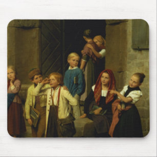 Alfombrilla De Ratón Alumnos que miran a un muchacho llorar, 1861