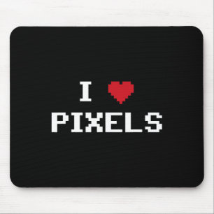Alfombrilla De Ratón Ama a los fans de los Pixels C64 Viento divertido 