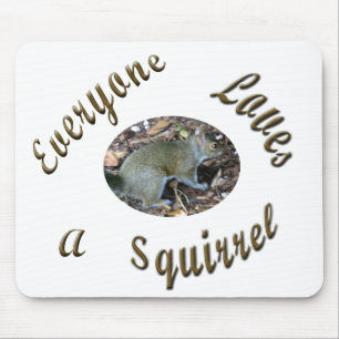 Alfombrilla De Ratón Ama una ardilla Mousepad