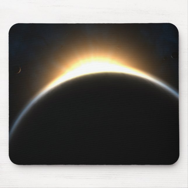 Alfombrilla De Ratón Amanecer cósmico Mousepad (Frente)