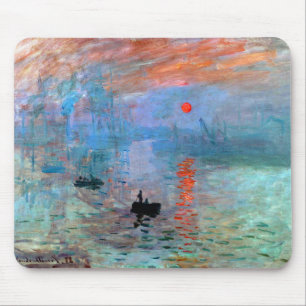 Alfombrilla De Ratón Amanecer de la impresión de Claude Monet