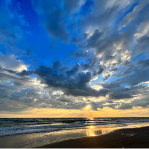 Alfombrilla De Ratón Amanecer en la ratonera de playa