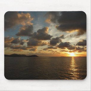 Alfombrilla De Ratón Amanecer en St. Thomas I Islas Vírgenes Estadounid