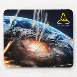 Alfombrilla De Ratón Amanecer nuclear - tierra Mousepad