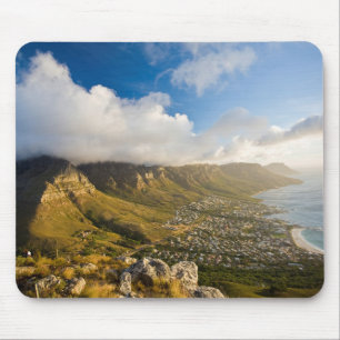Alfombrilla De Ratón Amanecer sobre Camps Bay y Table Mountain