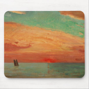 Alfombrilla De Ratón Amanecer sobre el Mar Oriental (arte asiático) (Ta