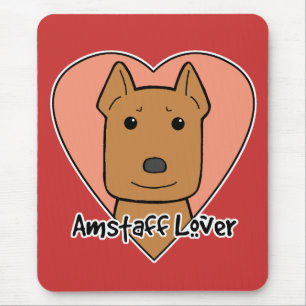 Alfombrilla De Ratón Amante de Amstaff
