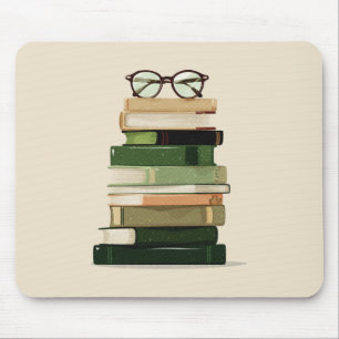 Alfombrilla De Ratón Amante de Libros Retro
