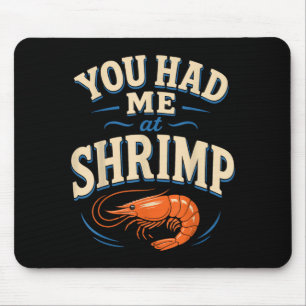 Alfombrilla De Ratón Amante de mariscos de camarones Cajun 