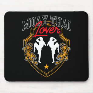 Alfombrilla De Ratón Amante de Muay Thai Pasatiempo Boxeo Artes Marcial