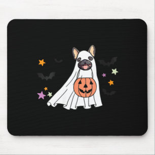 Alfombrilla De Ratón Amante de Perros Bulldog Francés Negro Fantasma Mu