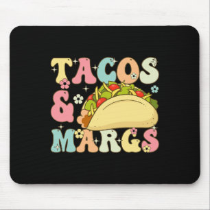Alfombrilla De Ratón Amante De Taco Del Cinco De Mayo Y Margaritas Groo