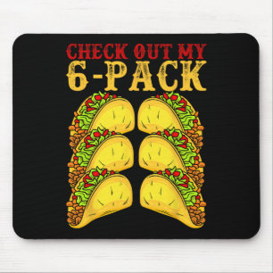 Alfombrilla De Ratón Amante de Tacos de Cinco De Mayo Gimnasta - Revisa