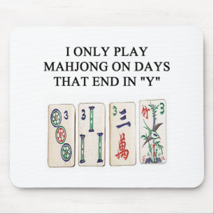 Alfombrilla De Ratón amante del mahjong
