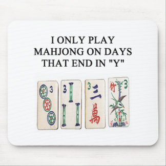 Alfombrilla De Ratón amante del mahjong