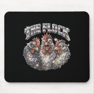 Alfombrilla De Ratón Amante del pollo de patio de los 80 Heavy-metal Mú